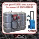 Cuve de stockage gasoil PEHD DP 2000 litres avec pompe 230V