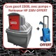 Cuve de stockage gasoil PEHD DP 2500 litres avec pompe