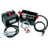 Pompe gasoil 12V 50L/min avec tuyau d'aspiration et de refoulement - kit en box PVC