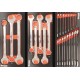 Servante d'atelier 7 tiroirs - 187 outils - 25114