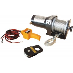 Treuil de traction électrique 12V 900kg - Drakkar Equipement