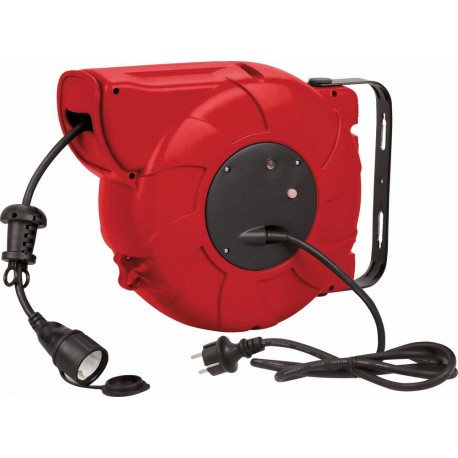 Enrouleur électrique automatique HO7RN-F 15m+2m 3G2,5mm² 230V - Drakkar Equipement