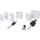 Scie trépan HSS bi-métal de 22 à 68mm - coffret de 11 pcs