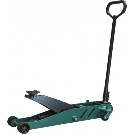 Cric rouleur hydraulique 2 Tonnes avec pédale extra plat extra long