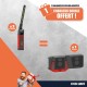 Lot de 2 baladeuses d'atelier LED 1000 lumens repliables réf.82300 et 1 chargeur réf.82225 offert