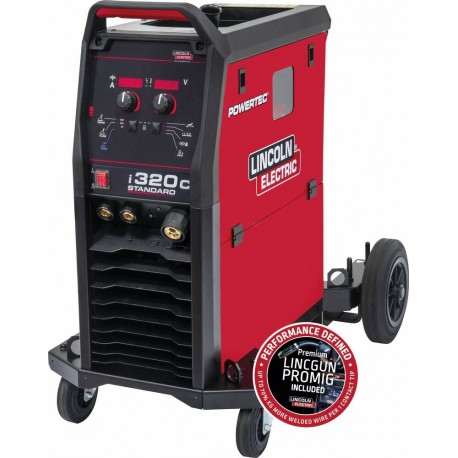 Poste à souder inverter MIG-MAG 320A 400V POWERTEC I 320 C – LINCOLN
