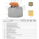 Station GO CUBE Outdoor Premium CMO20 Plus 5 000 litres avec capot - CEMO