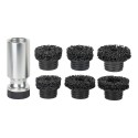 Kit de Nettoyage pour Goujons et Axes 7 Pièces – Ø 1/2", Disques 50-60mm, Adapté Clé à Chocs
