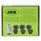 Kit de Nettoyage pour Goujons et Axes 7 Pièces – Ø 1/2", Disques 50-60mm, Adapté Clé à Chocs - JBM