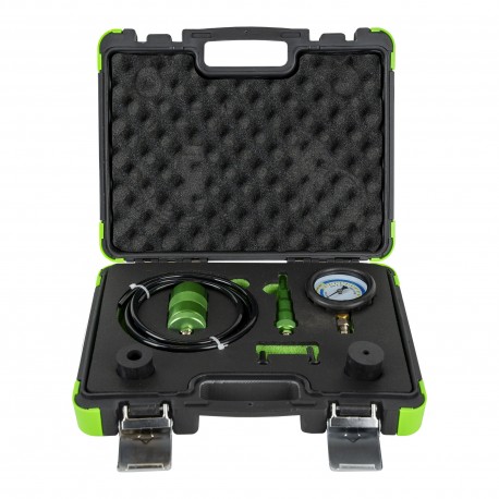 Testeur de Pompe à Eau 8 Pièces – Mesure Pression Liquide de Refroidissement, Contrôleur Hexagone 17 mm, Dimensions 350x25x65 mm