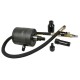 Coffret d’extraction pneumatique pour injecteurs diesel – 21 pièces avec adaptateurs filetés multi-tailles, compatible Bosch ETC
