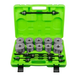 Extracteur universel pour retrait et installation de bougies– Kit 14 pièces avec tiges filetées M10 à M18