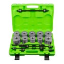 Extracteur universel pour retrait et installation de bougies– Kit 14 pièces avec tiges filetées M10 à M18