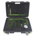 Coffret de test de compression pour moteurs essence et diesel – 44 pièces, 0–42 bar, adaptateurs bougies 10–18 mm