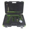 Coffret de test de compression pour moteurs essence et diesel – 44 pièces, 0–42 bar, adaptateurs bougies 10–18 mm