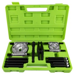 Coffret de décolleurs de roulements – 12 pièces avec guillotines 30–75 mm, vis de serrage et adaptateurs pour extraction précise