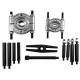 Coffret de décolleurs de roulements – 12 pièces avec guillotines 30–75 mm, vis de serrage et adaptateurs pour extraction précise