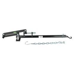 Levier d’essieu universel avec chaîne – Longueur 960 mm, force de traction 180 kg, outil de démontage/montage rapide