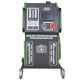 Machine de nettoyage pour système de refroidissement – 12V, 2 réservoirs 20 L, écran tactile 7", manomètres 0–2 bar