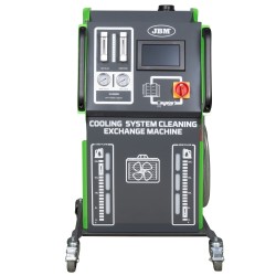 Machine de nettoyage pour système de refroidissement – 12V, 2 réservoirs 20 L, écran tactile 7", manomètres 0–2 bar