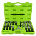 Kit d’arrache-pièces universel – 13 pièces, 2 ou 3 pinces, ouverture 45–130 mm, profondeur jusqu’à 275 mm
