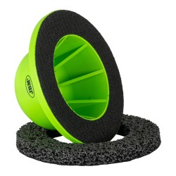 Nettoyant de douilles pour moyeux de roue – 2 pièces, disque abrasif Ø150 mm, axe 1/2", 1500 RPM max