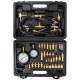 Coffret de compresseur pour circuits de carburant – 39 pièces, manomètres, adaptateurs et raccords rapides