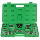 Kit complet de tarauds et filières métrique et pouce – 60 pièces avec jauges, tournevis et porte-outils