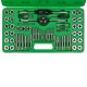Kit complet de tarauds et filières métrique et pouce – 60 pièces avec jauges, tournevis et porte-outils