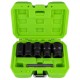 Coffret de douilles d'extraction twist 1/2" – 6 pièces pour écrous et boulons endommagés – Tailles 17 à 27 mm