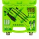 Coffret de nettoyage de sièges d'injecteurs – 19 pièces – Brosses acier, nylon et bouchons d’étanchéité