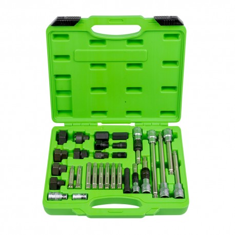 Coffret d’Extraction de Poulies 30 Pièces – Pour Poulies Alternateur Multimarques