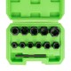Coffret de 12 Douilles Twist 3/8" pour Extraction Facile d’Écrous Endommagés, Grippés ou Arrondis