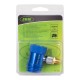 Adaptateur rapide R1234YF basse pression bleu pour gaz réfrigérant – Connexion sécurisée en laiton pour systèmes A/C auto