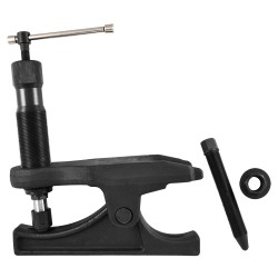 Extracteur de rotules hydraulique 10T avec ouverture 100 mm et broche pas de vis 1 1/2", idéal pour travaux intensifs