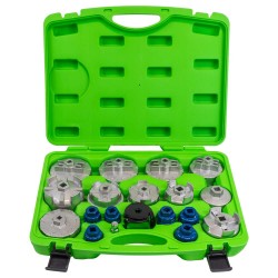 Jeu de 19 clés pour filtres à huile en aluminium – Compatible multimarques essence et diesel