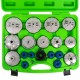 Jeu de 19 clés pour filtres à huile en aluminium – Compatible multimarques essence et diesel