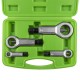 Kit de 4 casse-écrous pour écrous rouillés ou bloqués – plage de 9 à 27 mm, idéal pour extractions sans abîmer les filetages