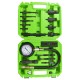 Compressiomètre diesel pour camions – kit complet avec 18 pièces, 0-70 bar, adaptateurs M18/M24, système d’accrochage rapide