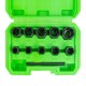 Coffret de 11 douilles twist 3/8" pour extraction d’écrous endommagés – tailles de 10 à 19 mm