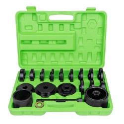 Coffret 20 pièces pour montage et démontage de roulements industriels avec axes de 32 et 38 mm, compatible outils à choc