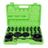 Coffret 20 pièces pour montage et démontage de roulements industriels avec axes de 32 et 38 mm, compatible outils à choc