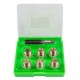 Kit de réparation 7 pièces pour vis de bouchon de carter M15 avec filetage et tapon de 1,50 cm