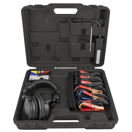 Stéthoscope électronique automobile 11 pièces avec 6 capteurs, câble 4,8 m et micro réglable pour détection de pannes moteur