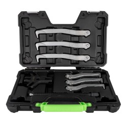 Extracteur 3 griffes convertible en 2 griffes, réversible, avec bras longs et courts, ouverture 40 à 170mm