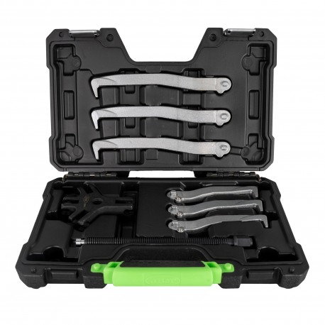 Extracteur 3 griffes convertible en 2 griffes, réversible, avec bras longs et courts, ouverture 40 à 170mm