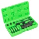 Kit d’outils pour rivetage et démontage des chaînes de motocyclette – 11 pièces avec pointes de 2,2 à 3,8 mm