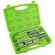 Coffret d'extraction de rotules 5 pièces avec fourches CrV et manches interchangeables – usage manuel ou pneumatique