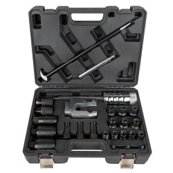 Coffret d'extracteurs manuels pour injecteurs BOSCH, DENSO, DELPHI, SIEMENS, CAT, CUMMINS – 25 pièces