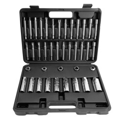 Coffret de 39 outils pour démontage amortisseurs – Acier CrV 6140, CrMo SCM415 et CrV 50BV30 – Solution complète et robuste